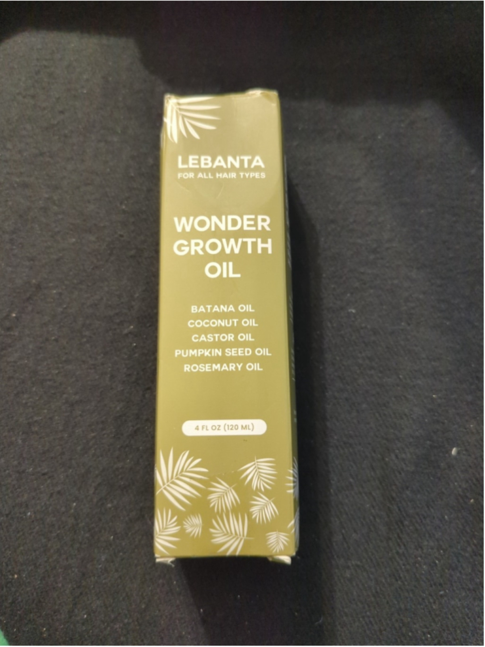 Lebanta Wonder Growth Oil Batana Coconut Castor Rosemary 4 fl oz All Hair